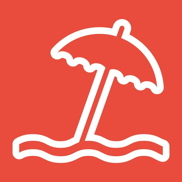 Icon дизайн парасольку — стокове фото