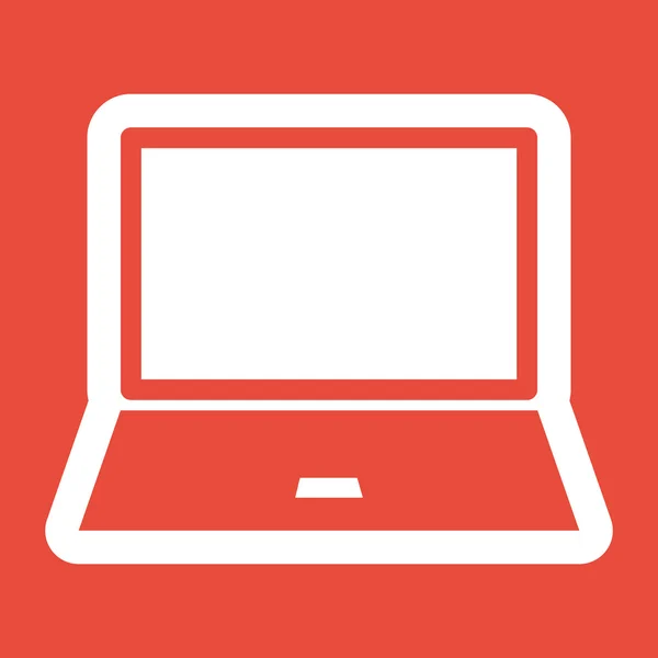 Icon дизайн ноутбука — стокове фото