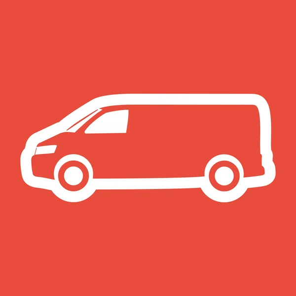 Delivery car Icon — Stock Photo, Image