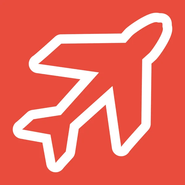 Vliegtuig pictogram ontwerp — Stockfoto