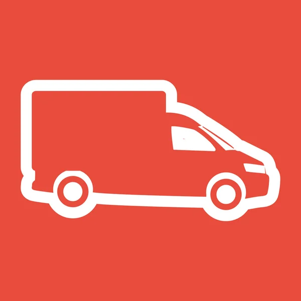 Delivery car Icon — Stock Photo, Image