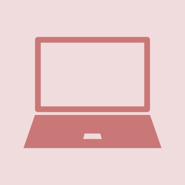 Dizüstü bilgisayar simgesi tasarım