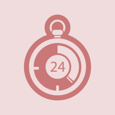 Kronometre simgesi tasarım