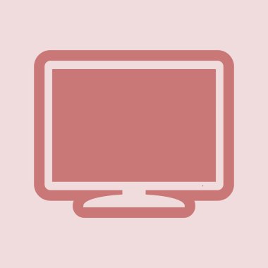 Monitör simgesi tasarım