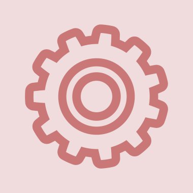 dişli simgesini metin için yer ile