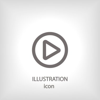 düğme web simgesi oynamak