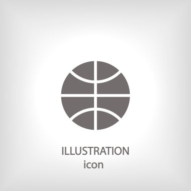 Basketbol topu simgesi