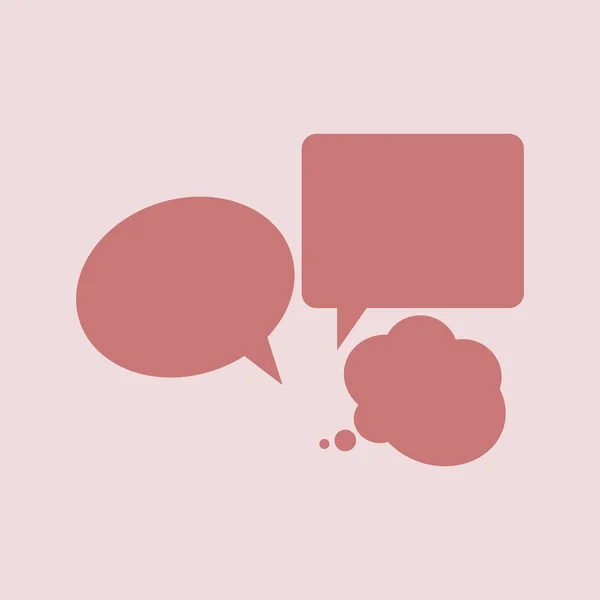 Speech bubble icon — Stock Photo, Image