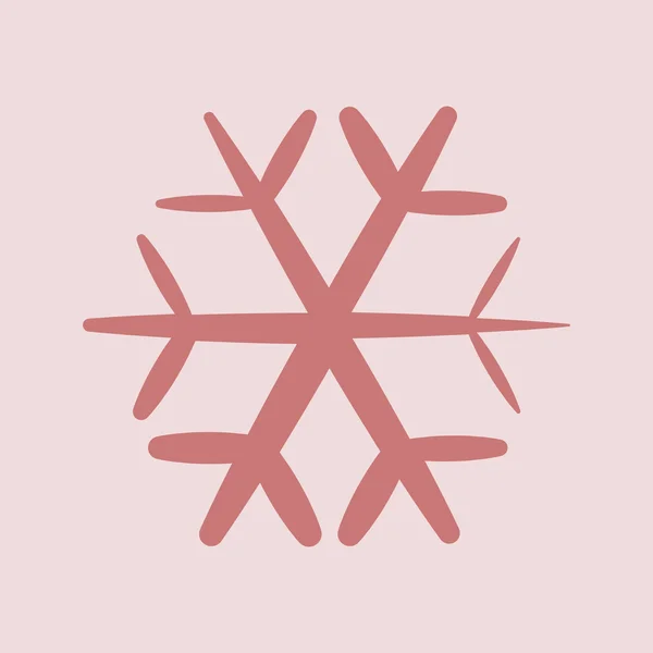 Snowflake icon — Stock Photo, Image