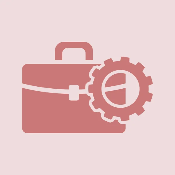 Briefcase flat icon — Stock Photo, Image