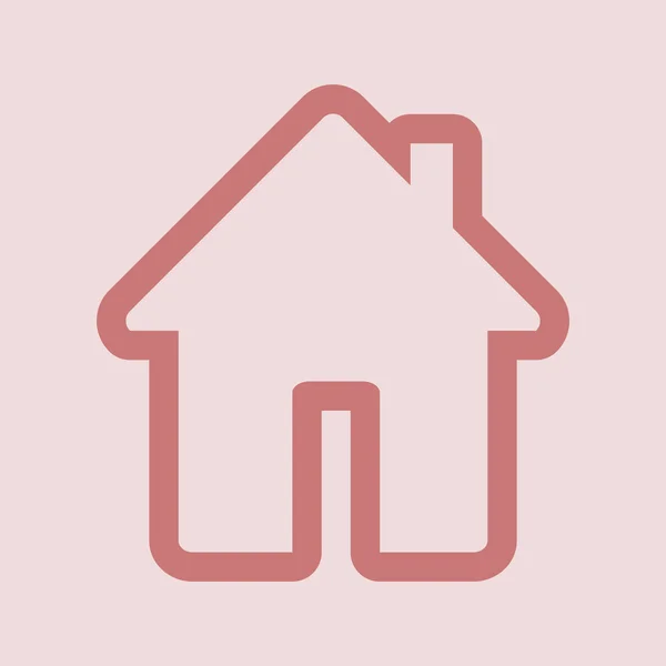 Casa icono diseño plano — Foto de Stock