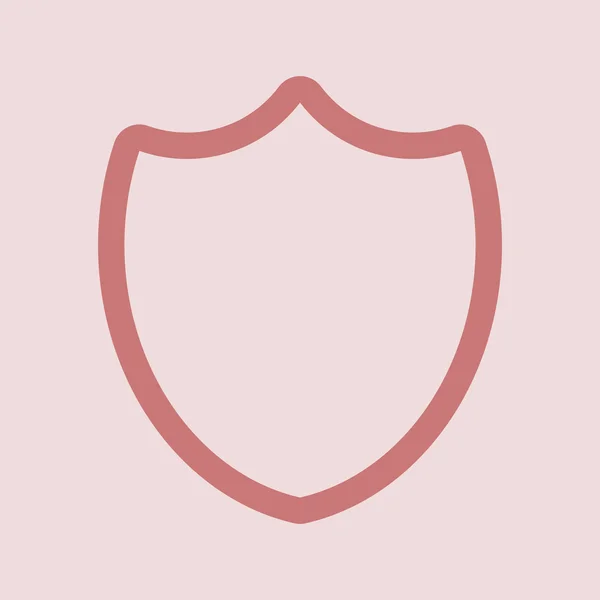 Shield icon design — Stock Photo, Image