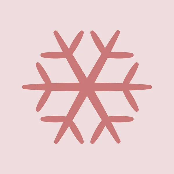 Snowflake icon — Stock Photo, Image