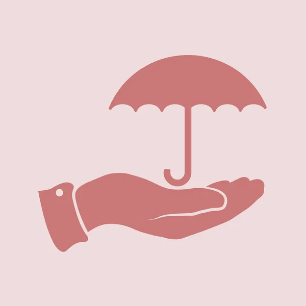 Esernyő ikon tervezés — Stock Fotó