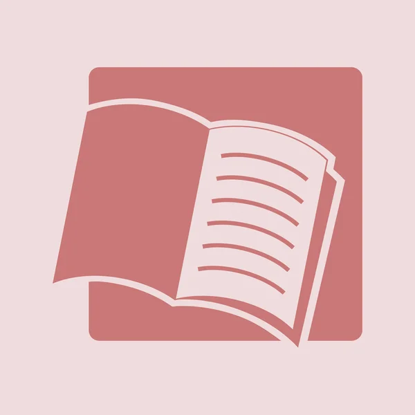 Open book icon — Stock Photo, Image