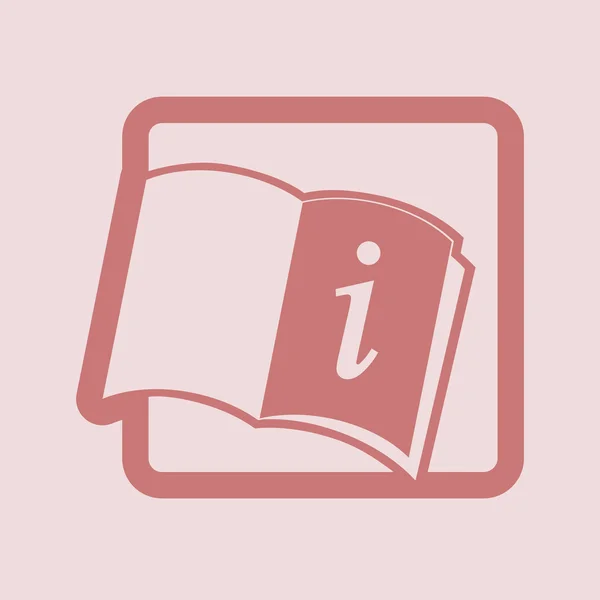 Open book icon — Stock Photo, Image