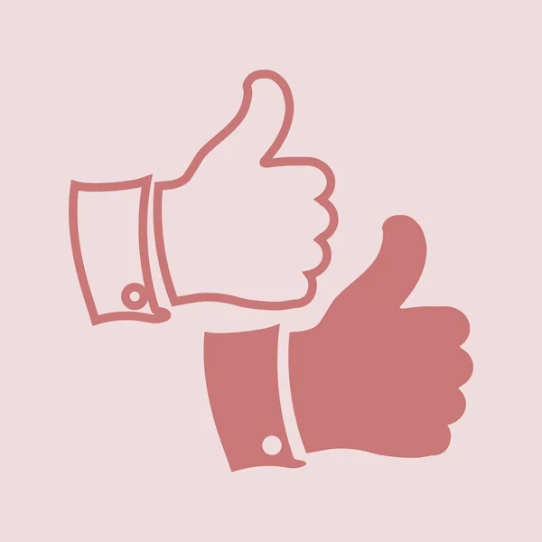 Thumb up icon — Stock Photo, Image