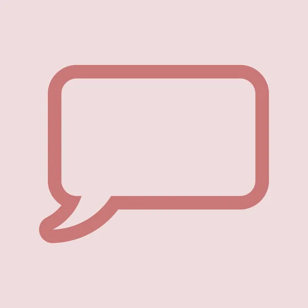 Speech bubble icon — Stock Photo, Image