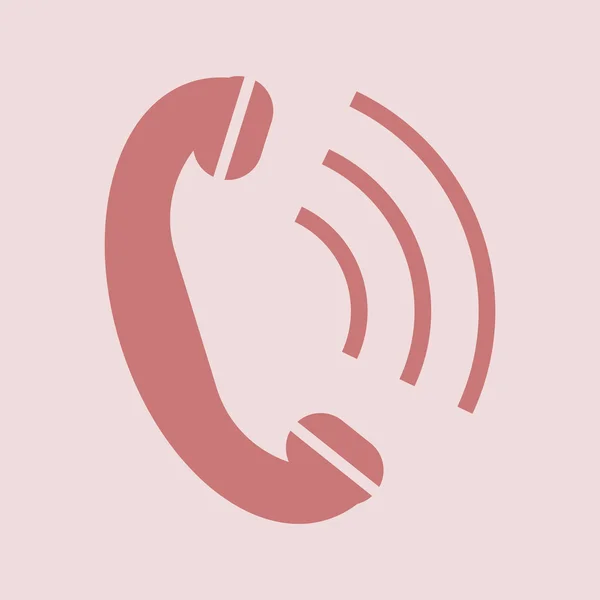 Llamada telefónica icono web —  Fotos de Stock