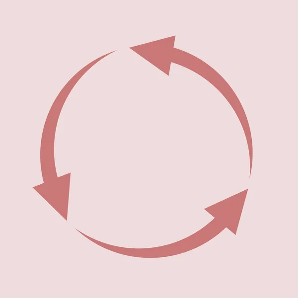 Arrow circle icon — Stock Photo, Image