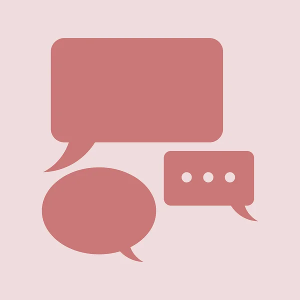 Speech bubble icon — Stock Photo, Image