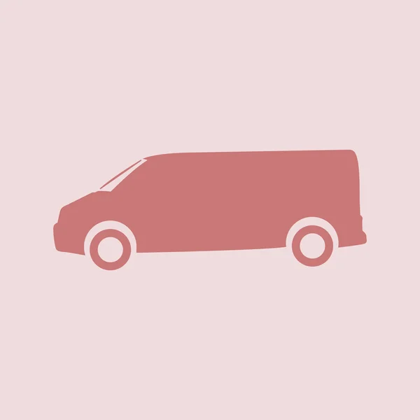 Minivan-Ikone — Stockfoto