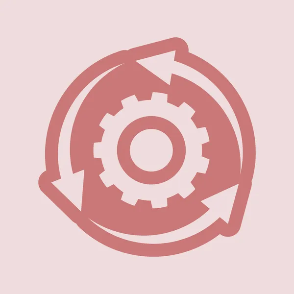 Setting parameters, circular arrows icon — Stock Photo, Image