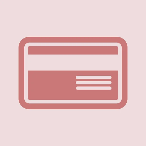 Икона кредитной карты банка — стоковое фото