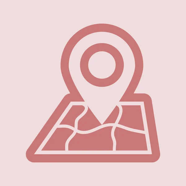 Map point icon — Stock Photo, Image