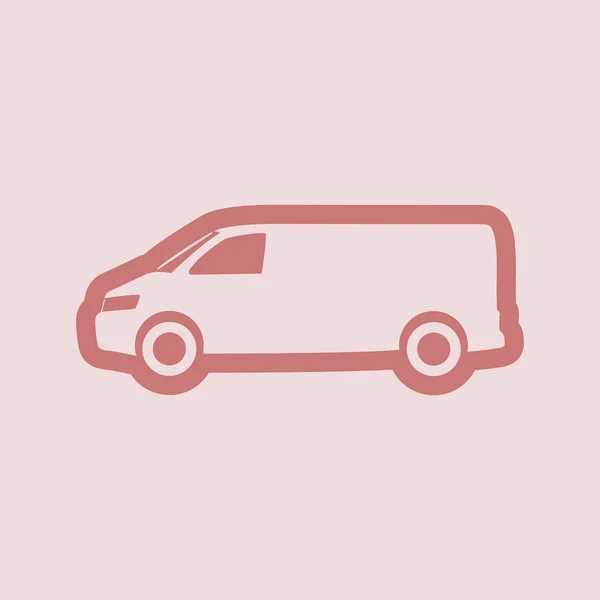 Mini van icon — Stock Photo, Image