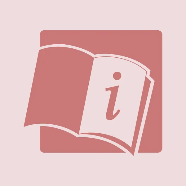 Ikone des offenen Buches — Stockfoto