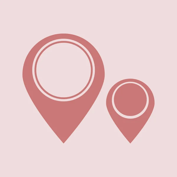 Map point icon — Stock Photo, Image