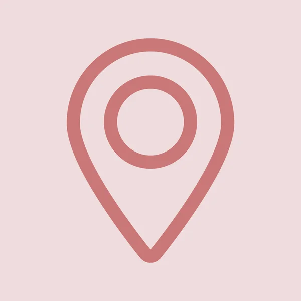 Map point icon — Stock Photo, Image