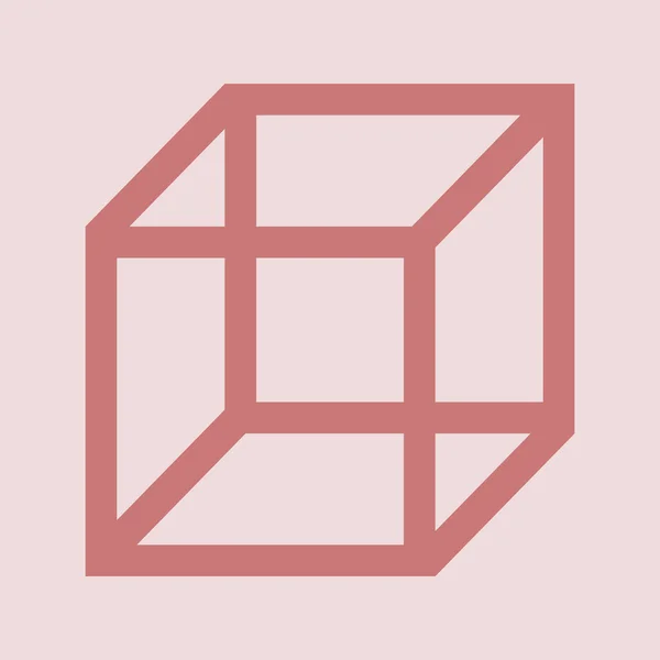 Icône design logo cube — Photo