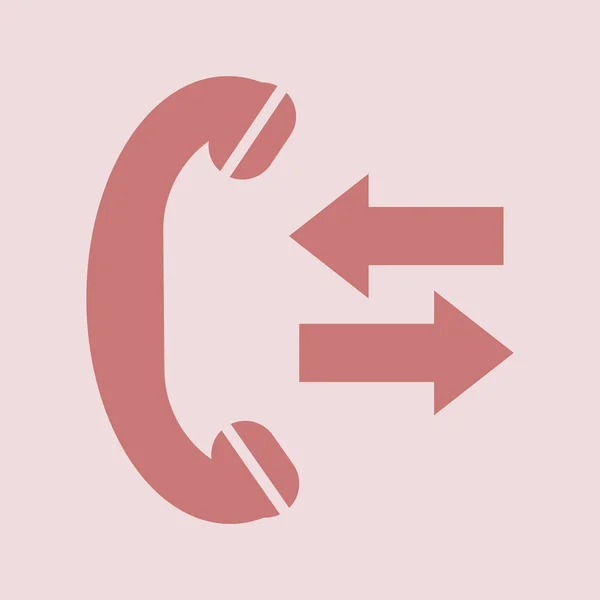 Telefoon pictogram ontwerp — Stockfoto