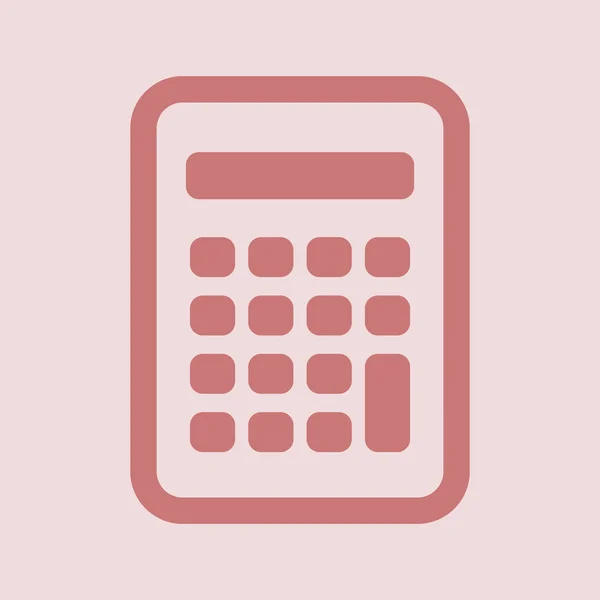 Calculator icon design — Stock Photo, Image