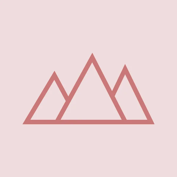 Mountains icon design — Stock Photo, Image