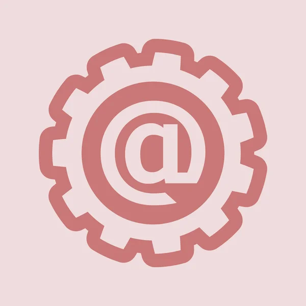 Icono de correo plano — Foto de Stock