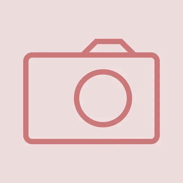 Diseño de iconos de cámara — Foto de Stock