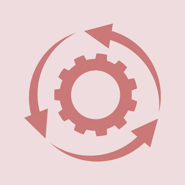 Setting parameters, circular arrows icon — Stock Photo, Image