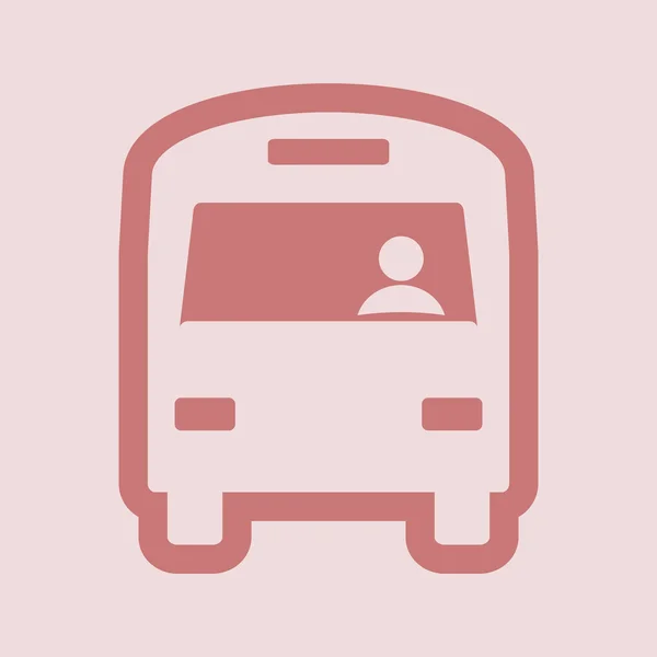 Bus pictogram — Stockfoto