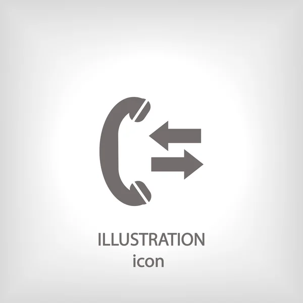 Desain ikon telepon — Stok Foto