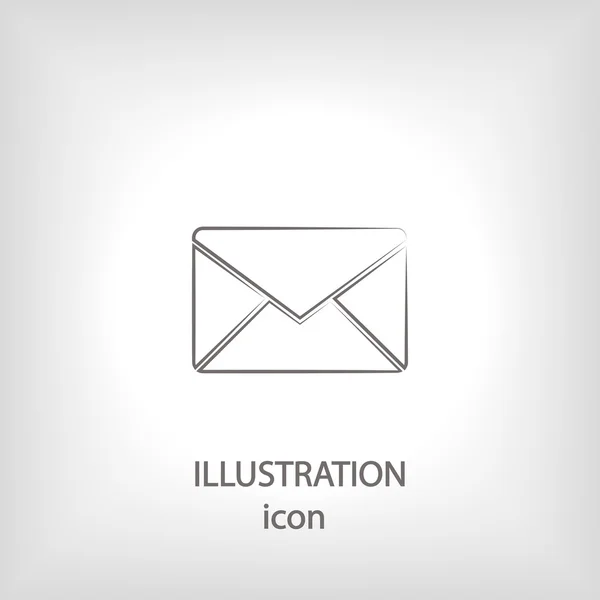 Envelop pictogram ontwerp — Stockfoto