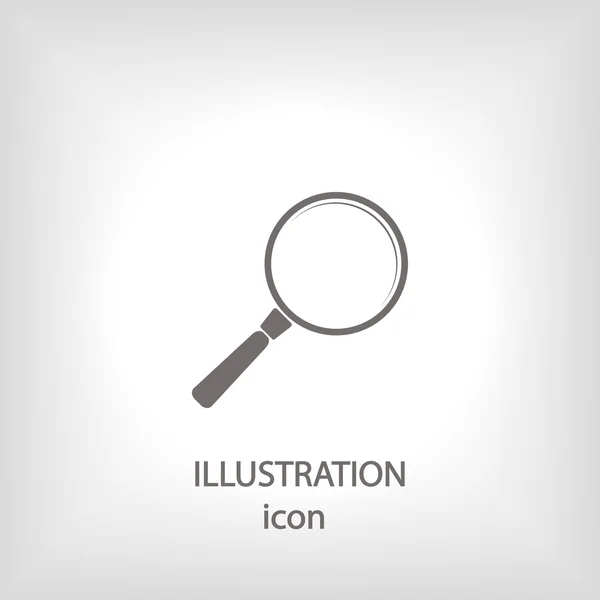 Zoeken Flat Icon — Stockfoto