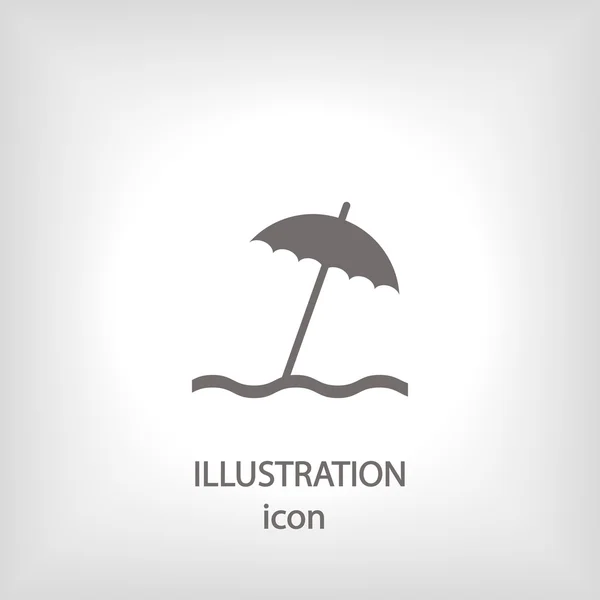 Şemsiye simgesi tasarım — Stok fotoğraf