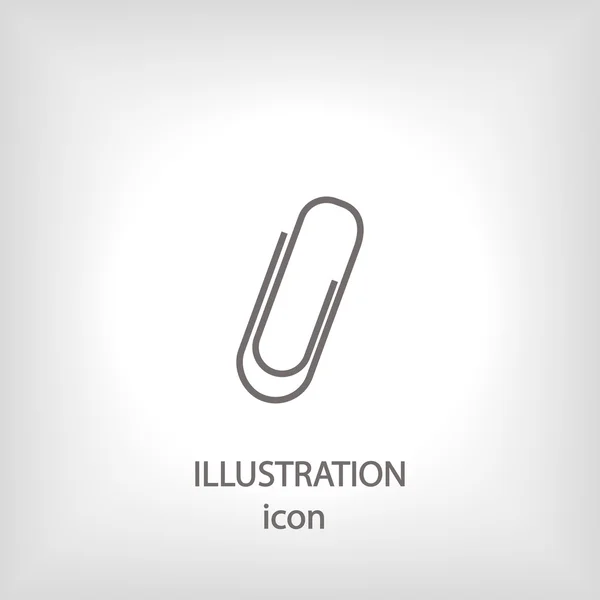 Design de ícone de clipe de papel — Fotografia de Stock