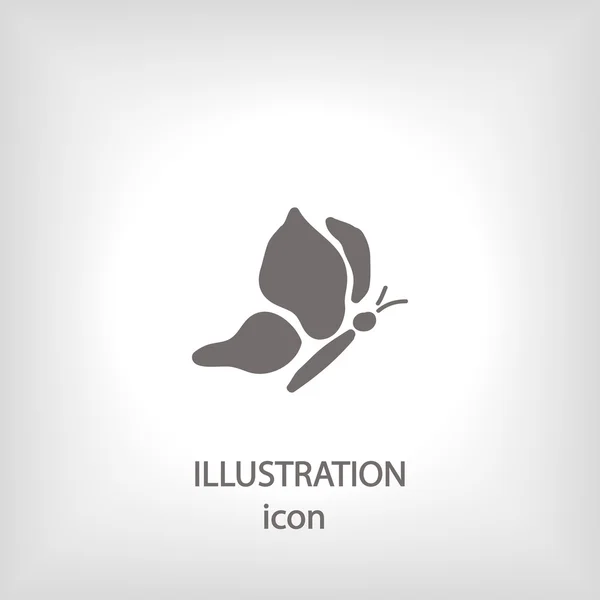 Butterfly ikon illustration. — Stockfoto