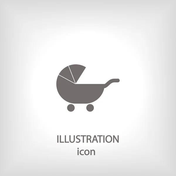 Pram pictogram ontwerp — Stockfoto