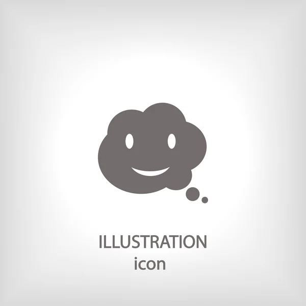 Speech bubble icon — Stock Photo, Image