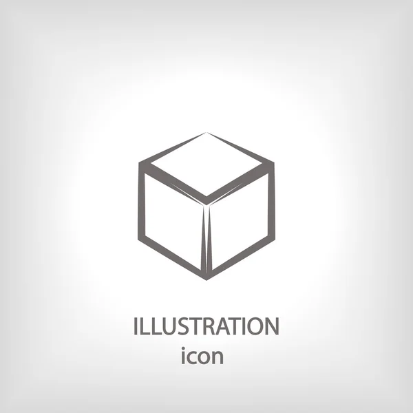 Icono de diseño del logotipo del cubo — Foto de Stock